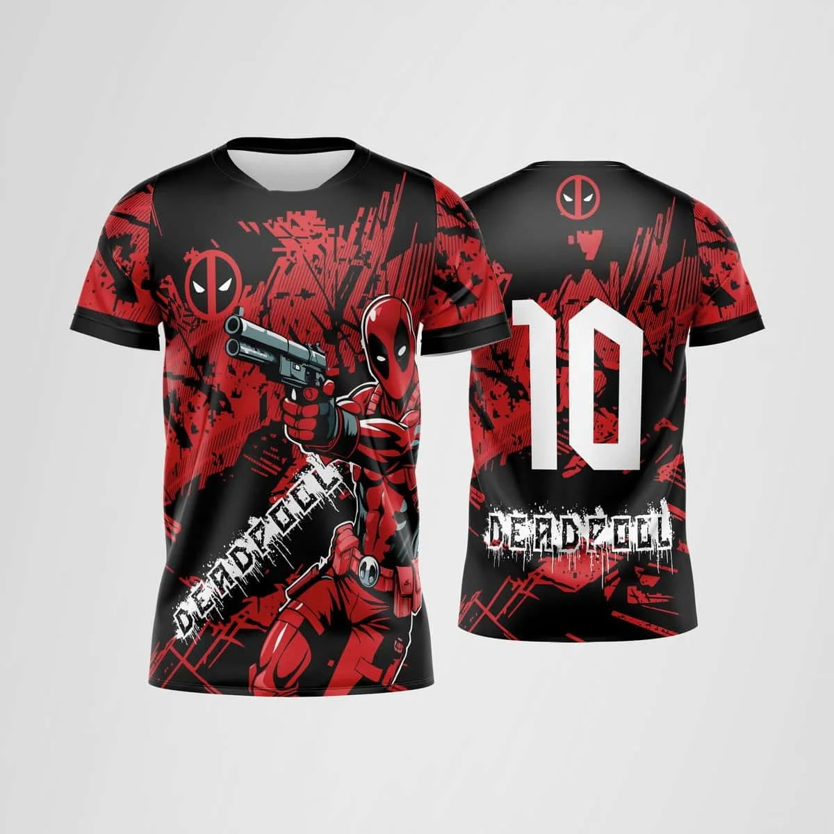 

Summer New Style #Deadpool Wolverine# 3D Printed Quick-drying Adult/children's Role-playing Plus-size Loose Short-sleeve T-shirt
