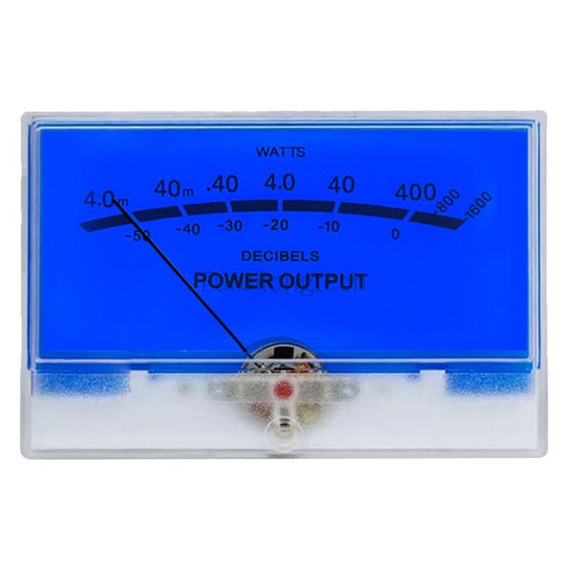 VU Level Meter TN-105 Amplifier Header DB Audio Level Meter with Yellow Backlight Power Meter