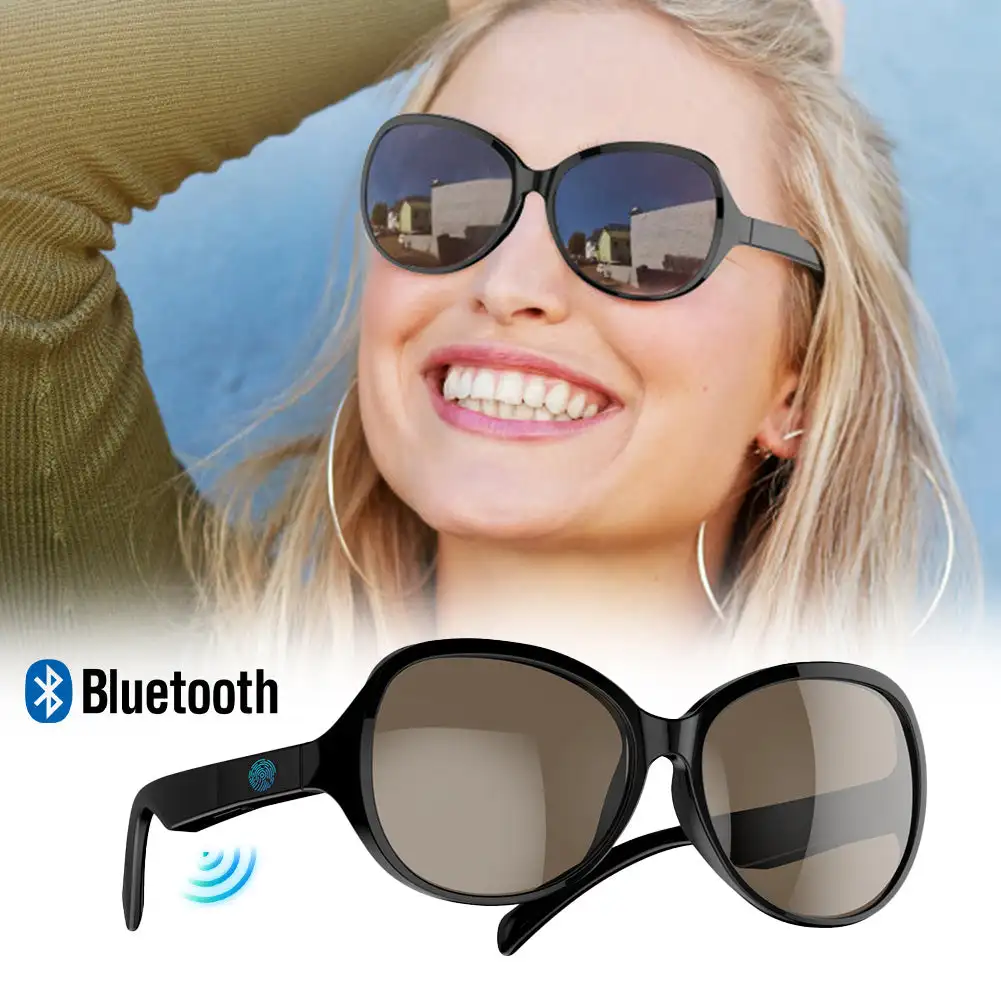 Wireless Bluetooth 5.3 Glasses Headphones TWS Smart Glasses Headphones Outdoor Sports IPX4 Waterproof Sunglasses Earphones