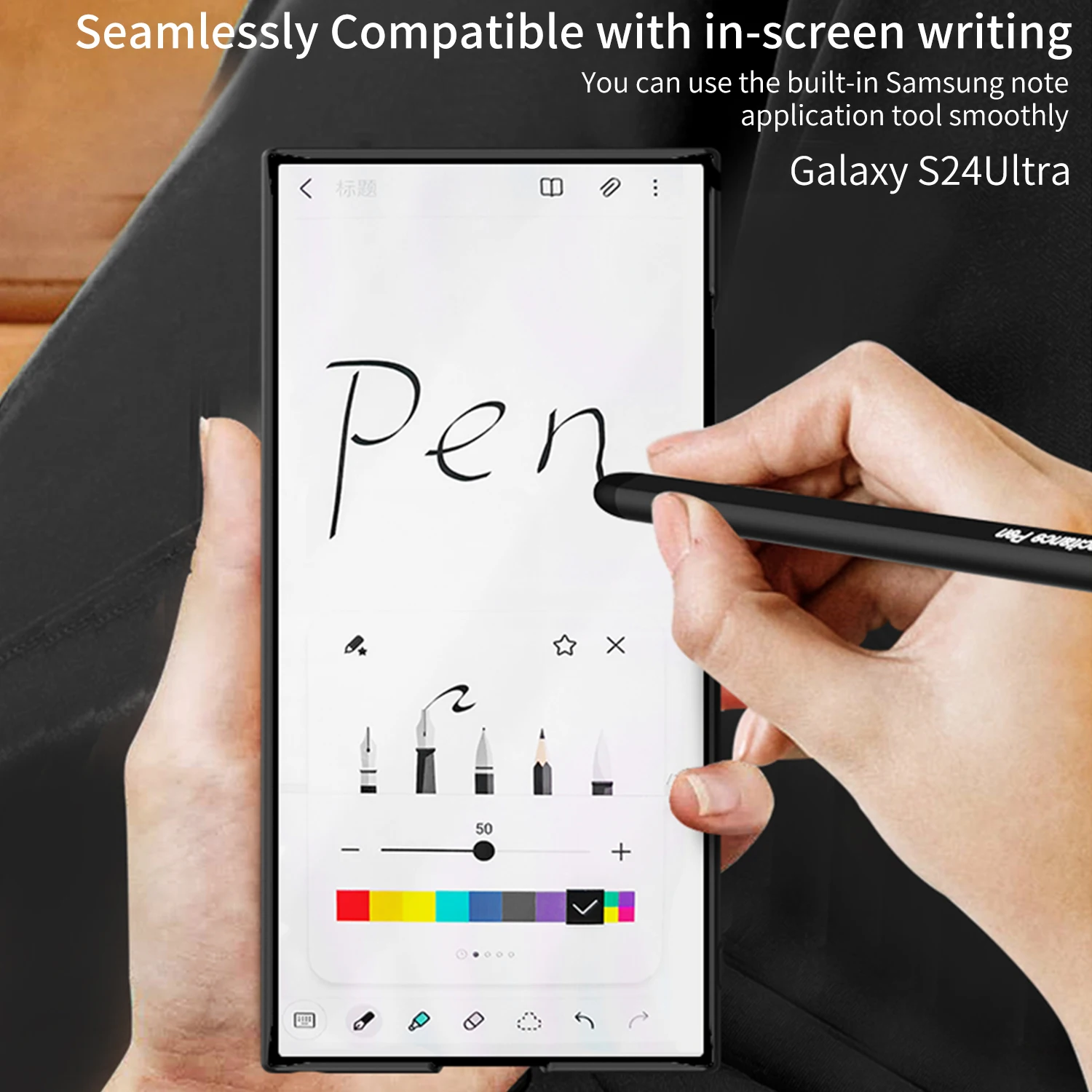 For Samsung Galaxy S24Ultra Case Ultra-thin Bracket Cover GKK Quality For Samsung S24 Plus With S Pen Shockproof Protective Case