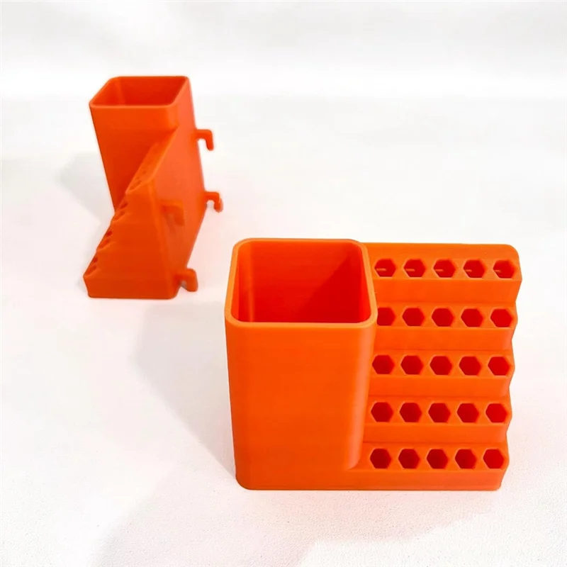 -ABAB Screw Bit Holder Storage Tool Box For Screwdrivers& Drills, Toolbox With Power Drill Mounting Space Included