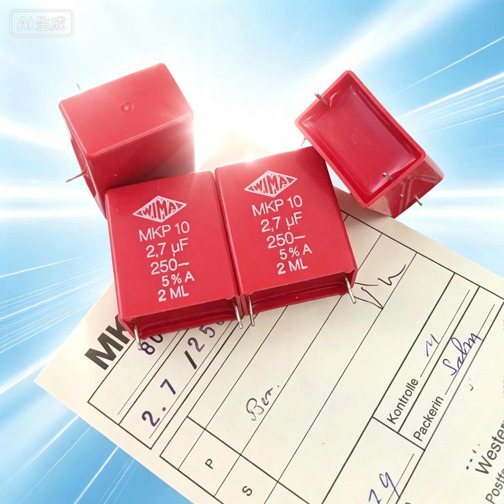 divider-for-wima-mkp10-27uf-250v-vintage-non-polar-hi-fi-capacitor-10pcs