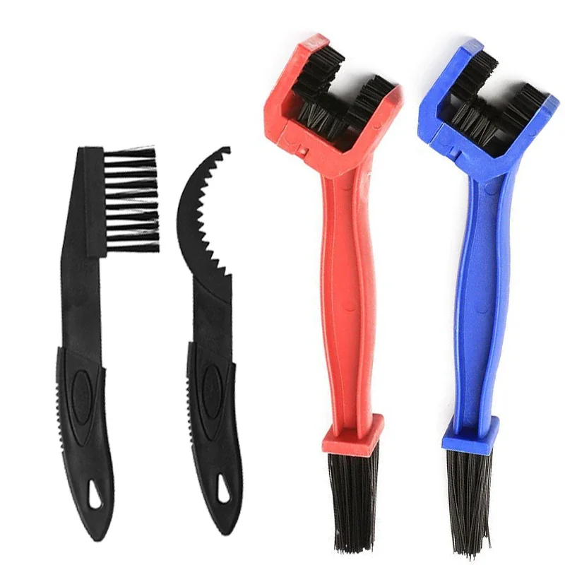 High Strength Nylon Bicycle Cleaning Brush - Flywheel Pressure Plate & Chain Brush, Anti-Slip Handle for Deep Gear Cleaning
