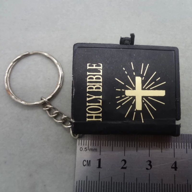 English Version Mini Religious Christian Keychain for Key Chain for Ke Drop shipping