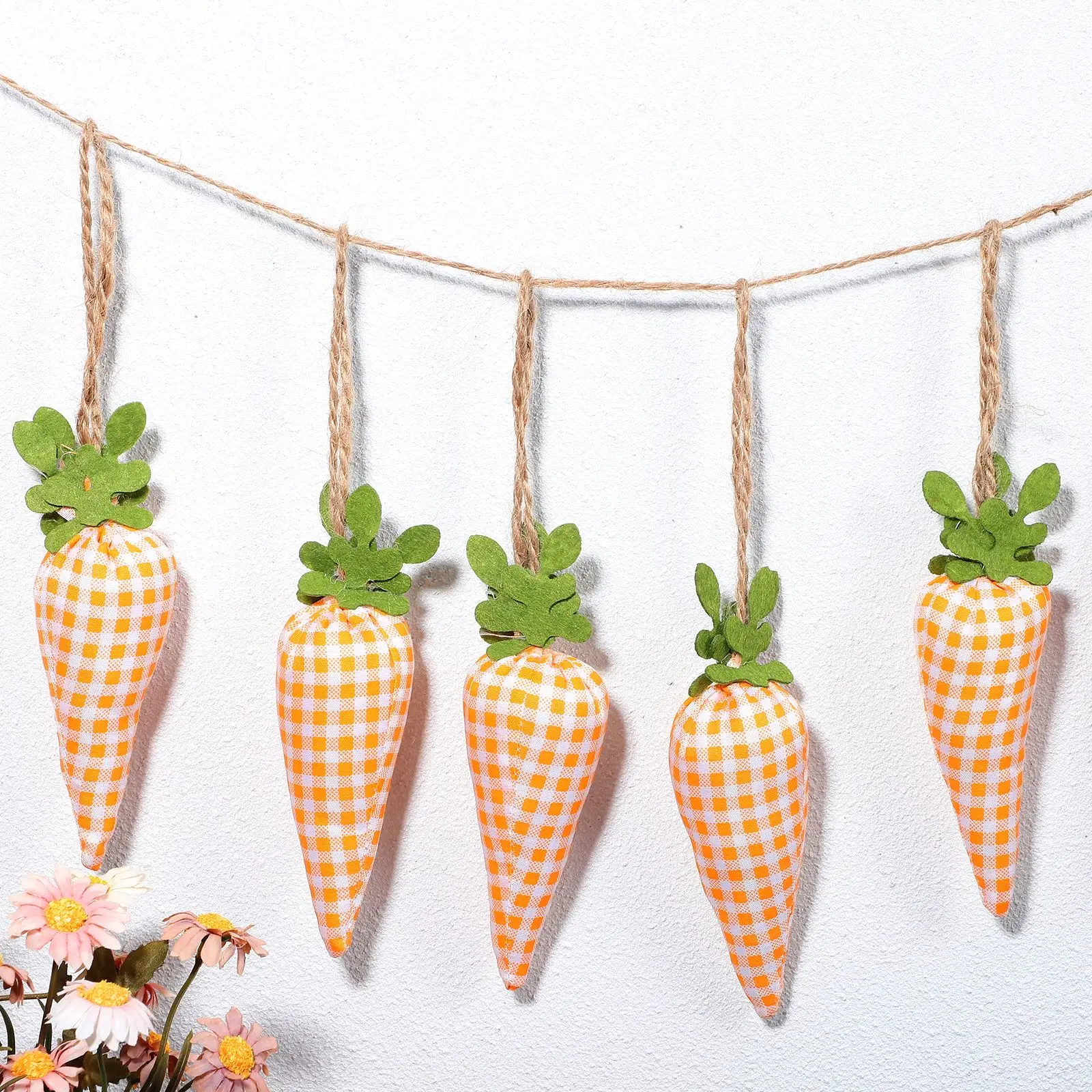 عيد الفصح الجدار الشنق الجزر الجميل قلادة النسيج عيد الفصح الجزر الحلي عيد الفصح DIY بها بنفسك حفلة معلقة الزينة عيد الفصح ديكور المنزل