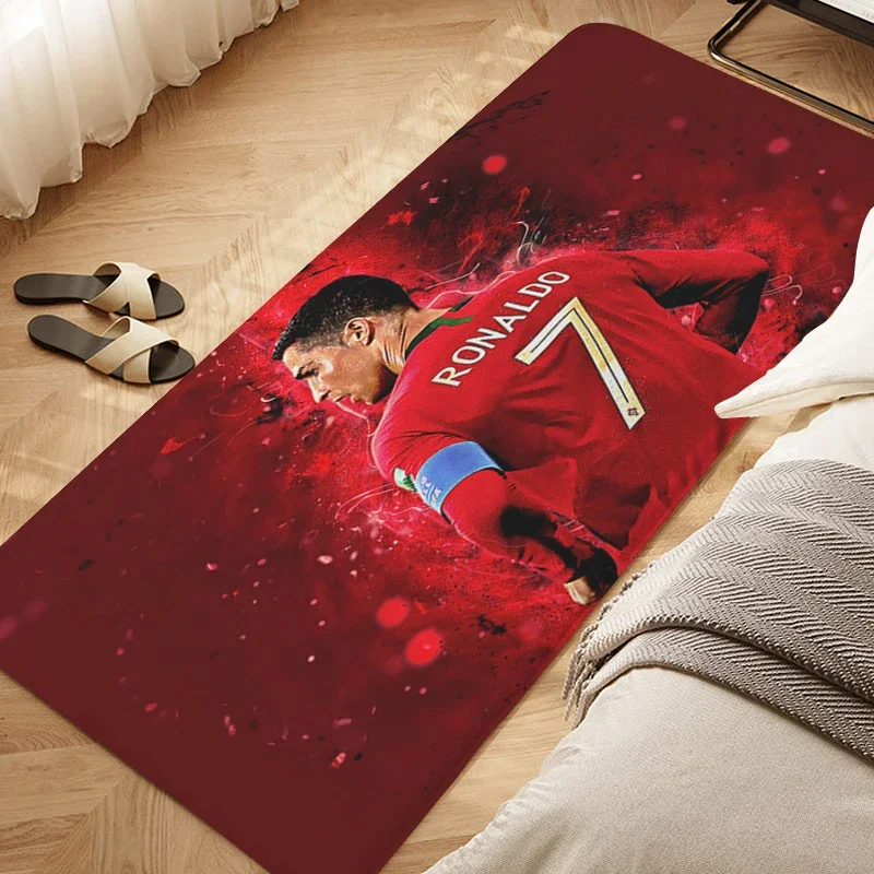 Bedroom Rug D-Cristiano D-Ronaldo Waterproof Bathroom Mat Kitchen Living Room Floor Carpet Slip-resistant Entrance Door Doormat