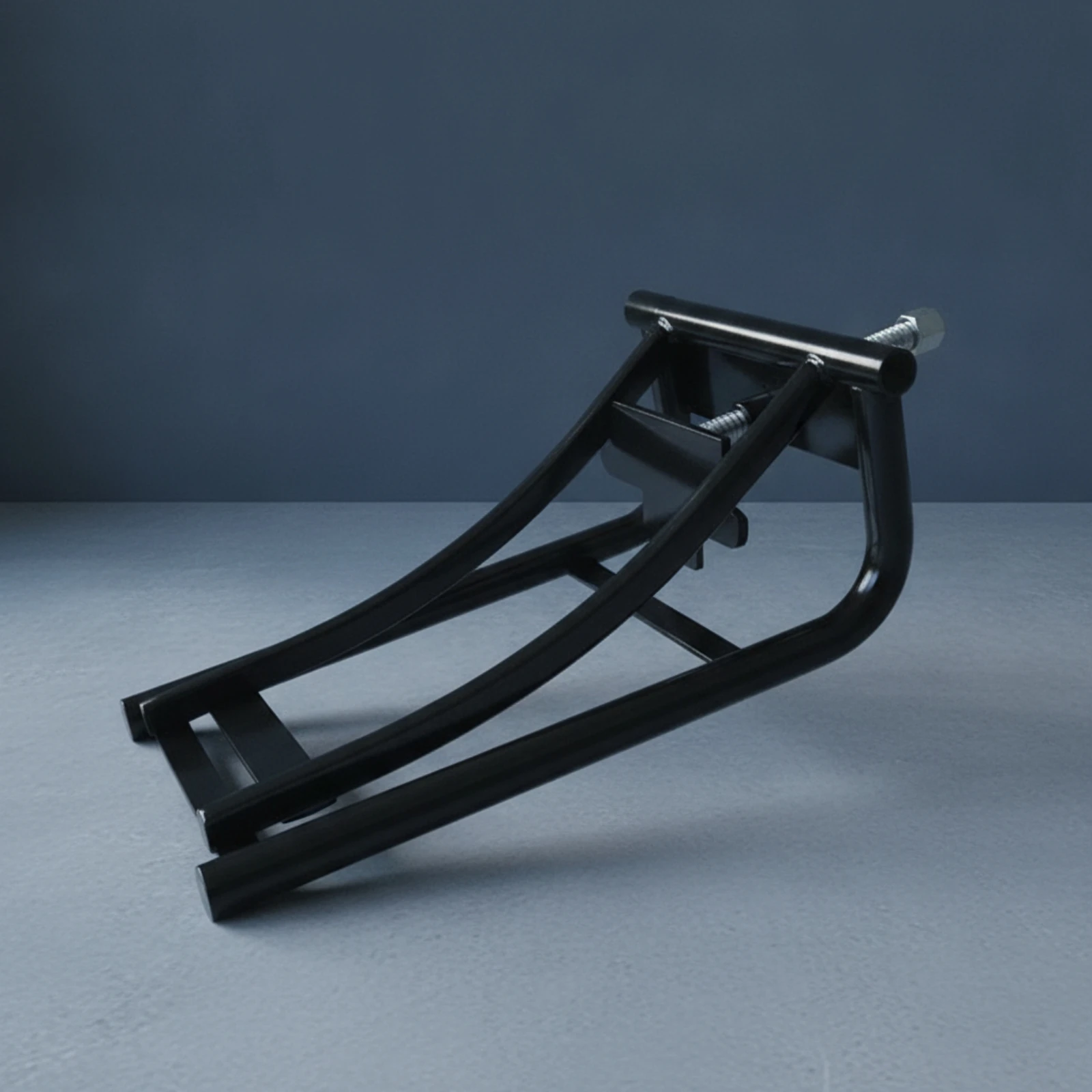 Cylindrical Frame Wheel Lift Tool with Curved Support Rails Heavy-Duty Through-Axle Wheel Lifting and Tire Support Tool Compact