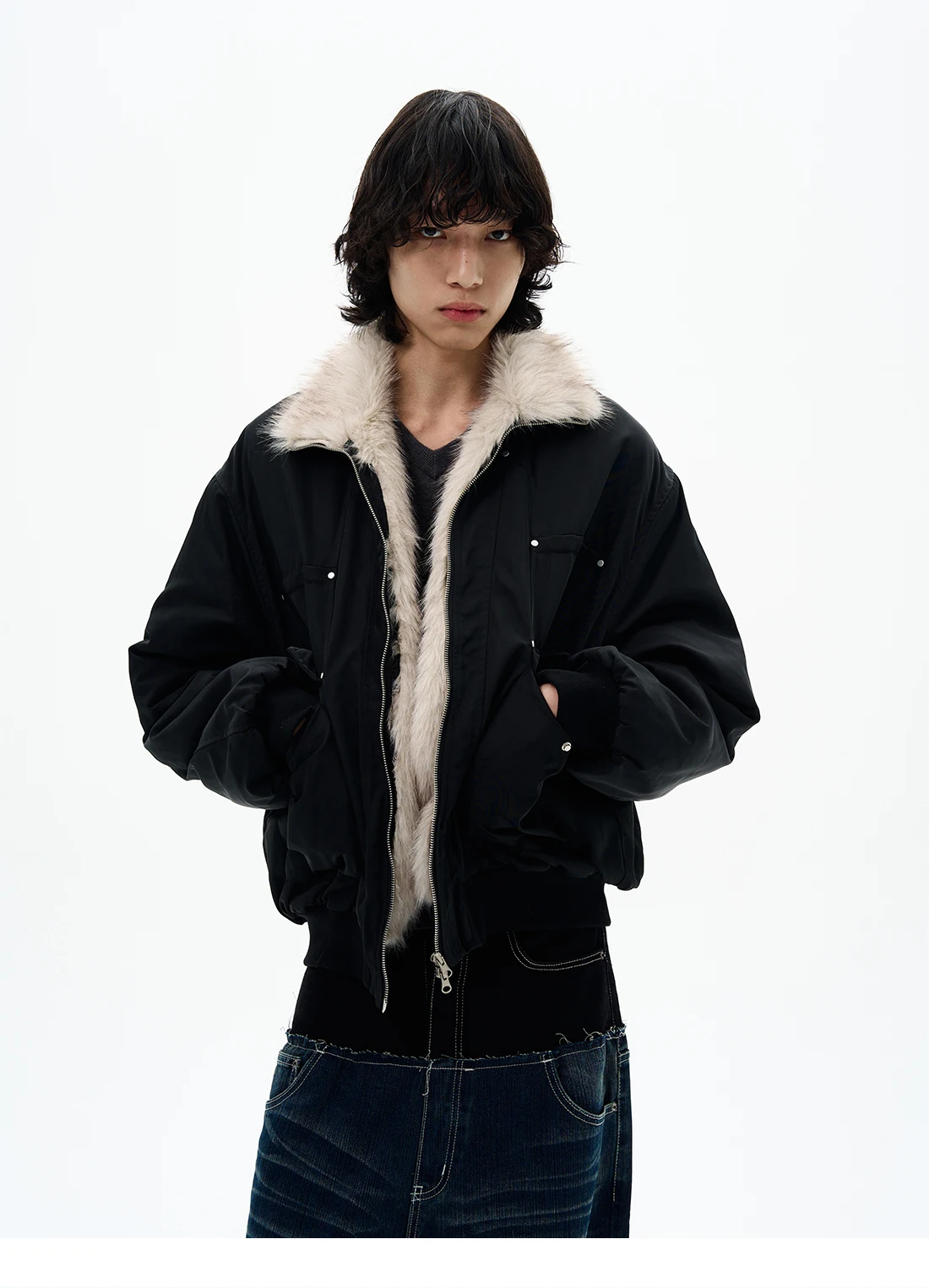 سترات رجالية ونسائية شتاء 2025 على الطراز الأمريكي الجديد سترات كلاسيكية راقية أنيقة وعصرية بلون سادة معاطف مريحة وفضفاضة ناعمة ودافئة