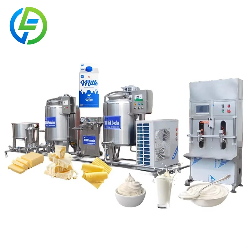 Customize  Productivity UHT Industrial Yogurt Milk Process Machine Small Scale Dairy Production Line with Core Motor Component