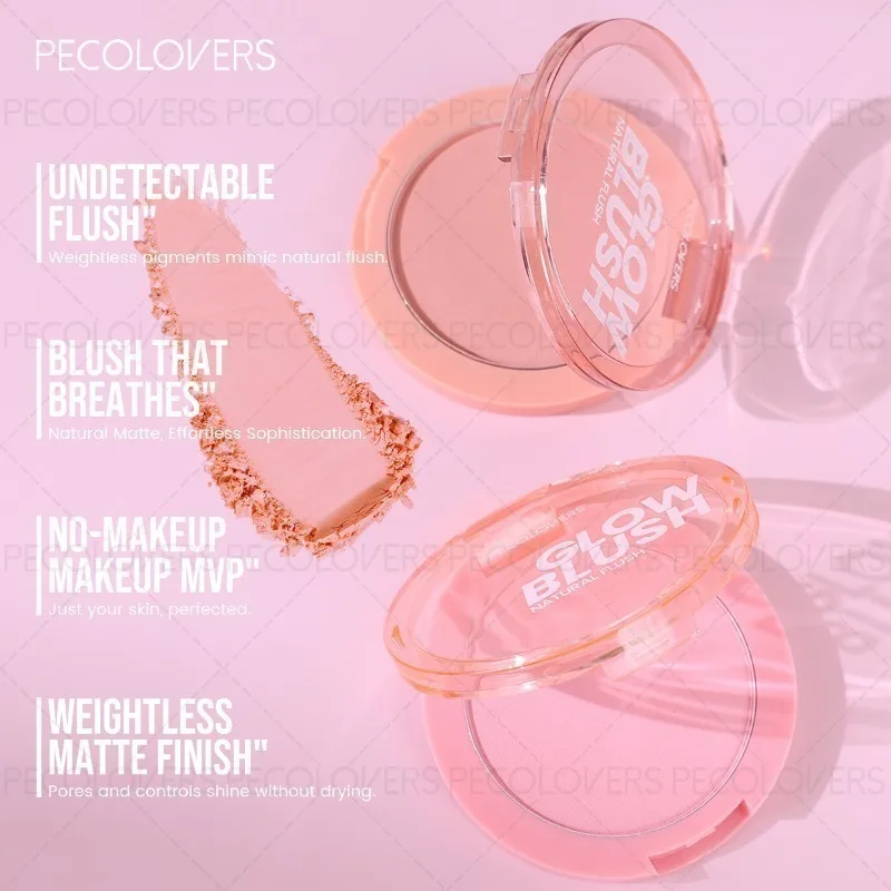 Paleta de rubor multicolor, ilumina el cutis de la cara, alto rendimiento de color, cara encantadora y linda, cosméticos faciales