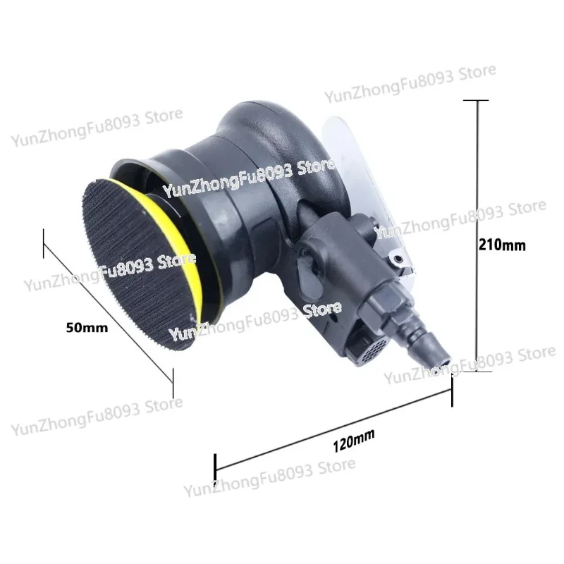3Inch Air Orbital Sander Air Sander 12000/rpm Grinding Polishing For Car Wood Grinding Tools Accessories