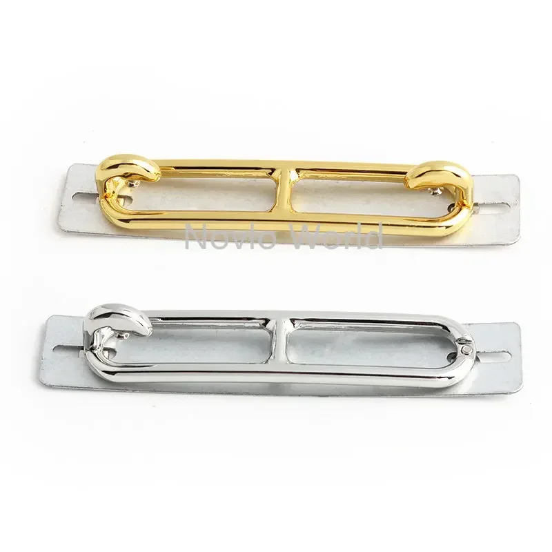 5-20Sets Durable Metal Clasp Locks For Leather Craft Handbag Purse Bags Shoulder Eyelets Hanger Lock Buckle Hardware Accessories
