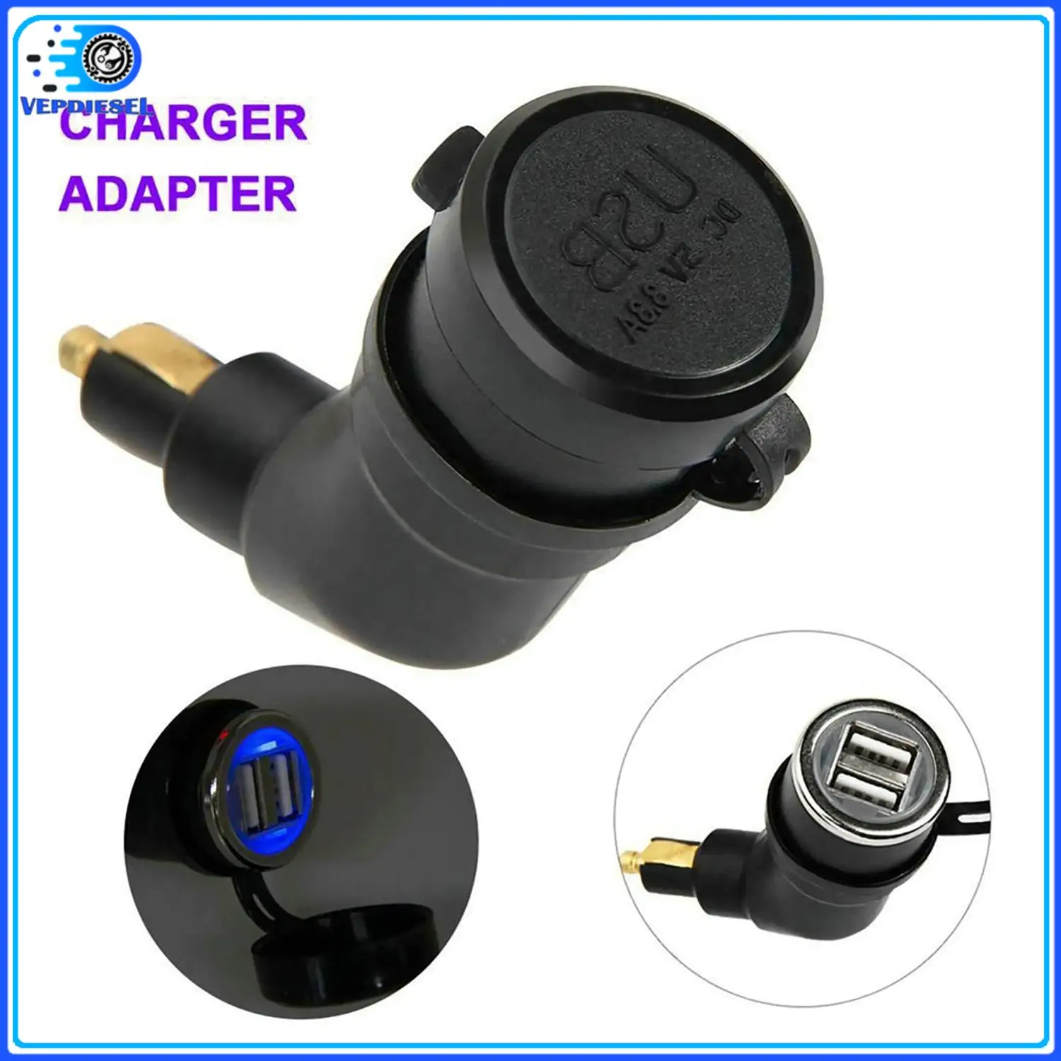 

1 шт. USB-адаптер для зарядки с цифровым дисплеем для BMW F800GS R1200GS R1200RT, автомобильные аксессуары