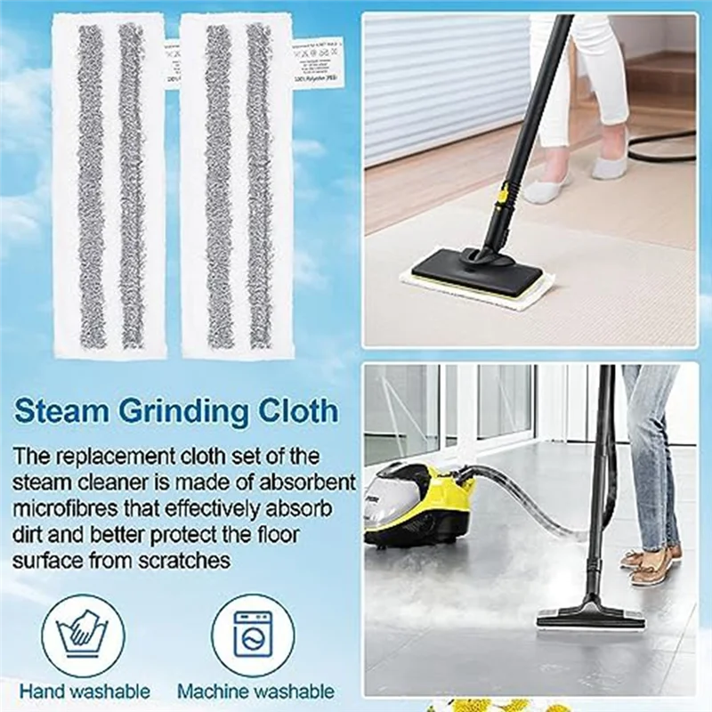 

AF95-аксессуары для пароочистителя Karcher Easyfix SC1 SC2 SC4 SC5, набор щеток для чистки ткани из микрофибры, сменные аксессуары