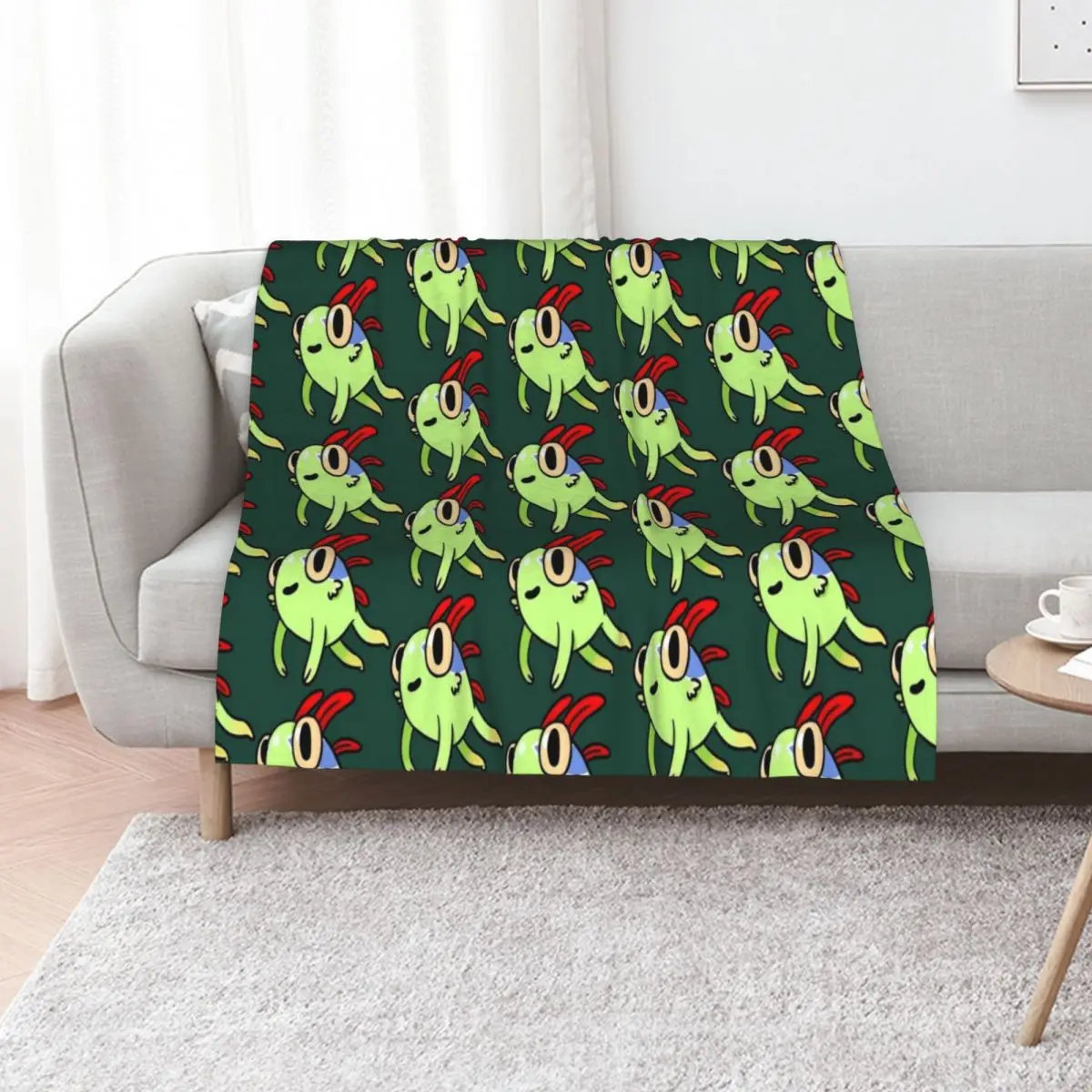 murloc Throw Blanket Multi Purpose Soft Warm Blanket for Home Travel