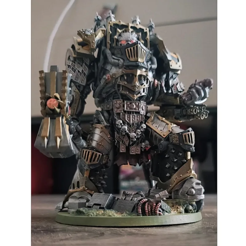 

Primarch Of The Iron Warriors Perturabo 12cm Unpainted GK Resin Figure Kit High Precision Desktop Collection Model Ornaments