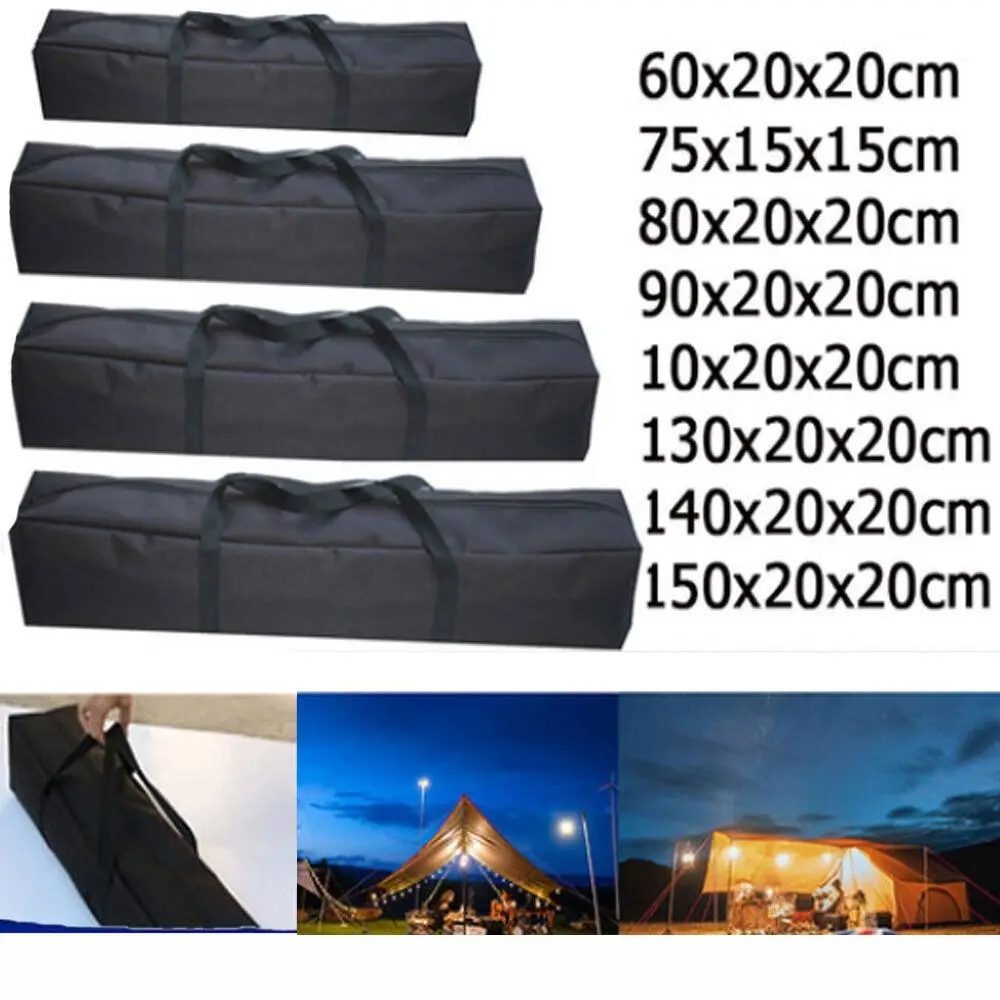 Durable Canvas Tent Storage Bag Waterproof Large Capacity Picnic Handbag Luggage Pack Pouch Camping