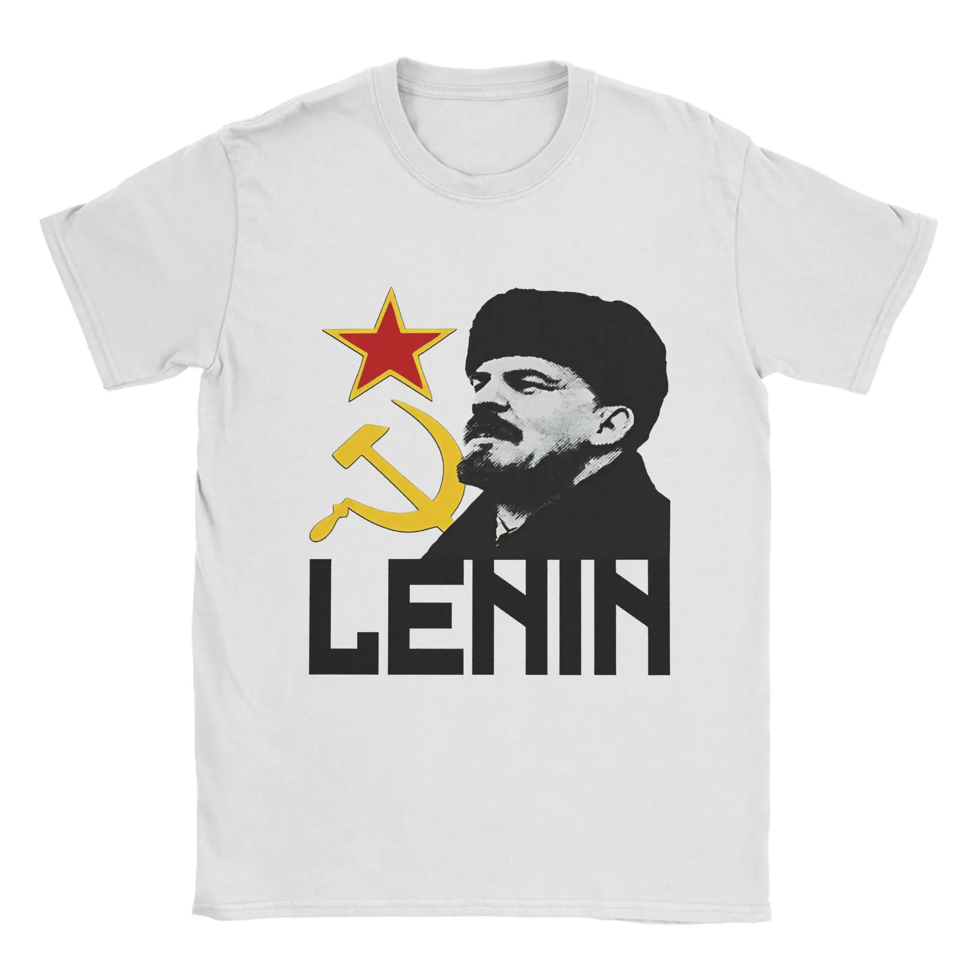 Cccp Vladimir Lenin T-Shirt Summer  Street Style T-Shirts Cotton Harajuku Tee Shirt For Mens Casual Top Tees