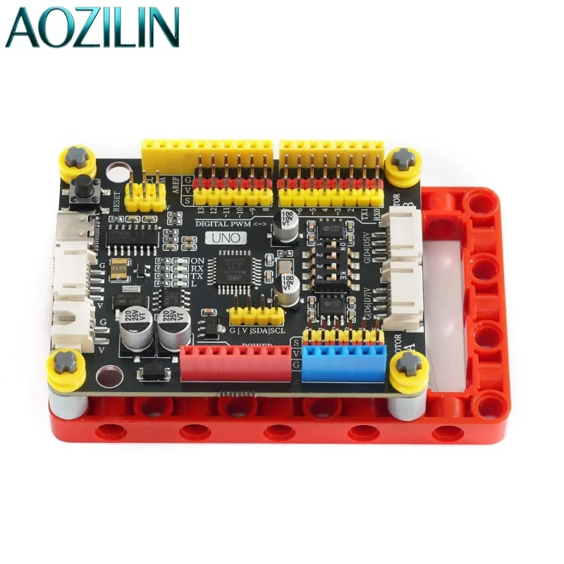 AOZILIN UNO R3 Microcontroller Board Compatible with Arduino Uno, Mixly Graphical Programming for Kids DIY Electronic Module