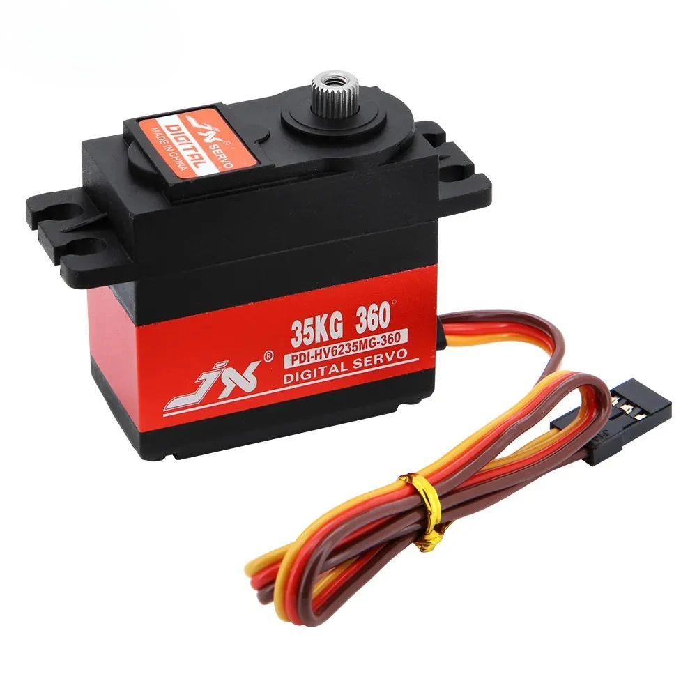 JX 6235MG 35KG Hochdrehmoment-Digitalservo 180 ° /360 ° Metallgetriebe-Standard-Servo für RC-Auto, Flugzeug, Drohne, Hubschraubermodell – Detail 3