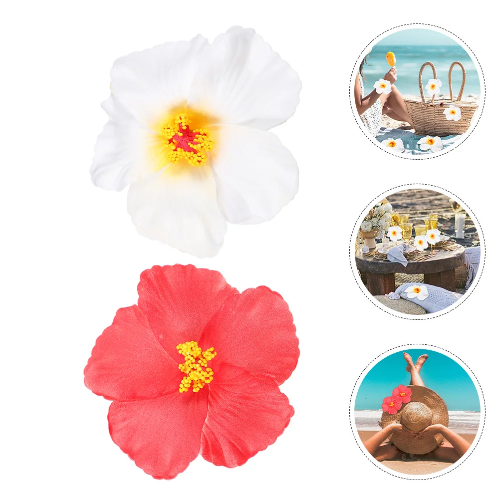 

10pcs Artificial Tropical Flowers Fake Hawaiian Party Decorations Simulation Flower Cluster For Wedding Home Decor Spring
