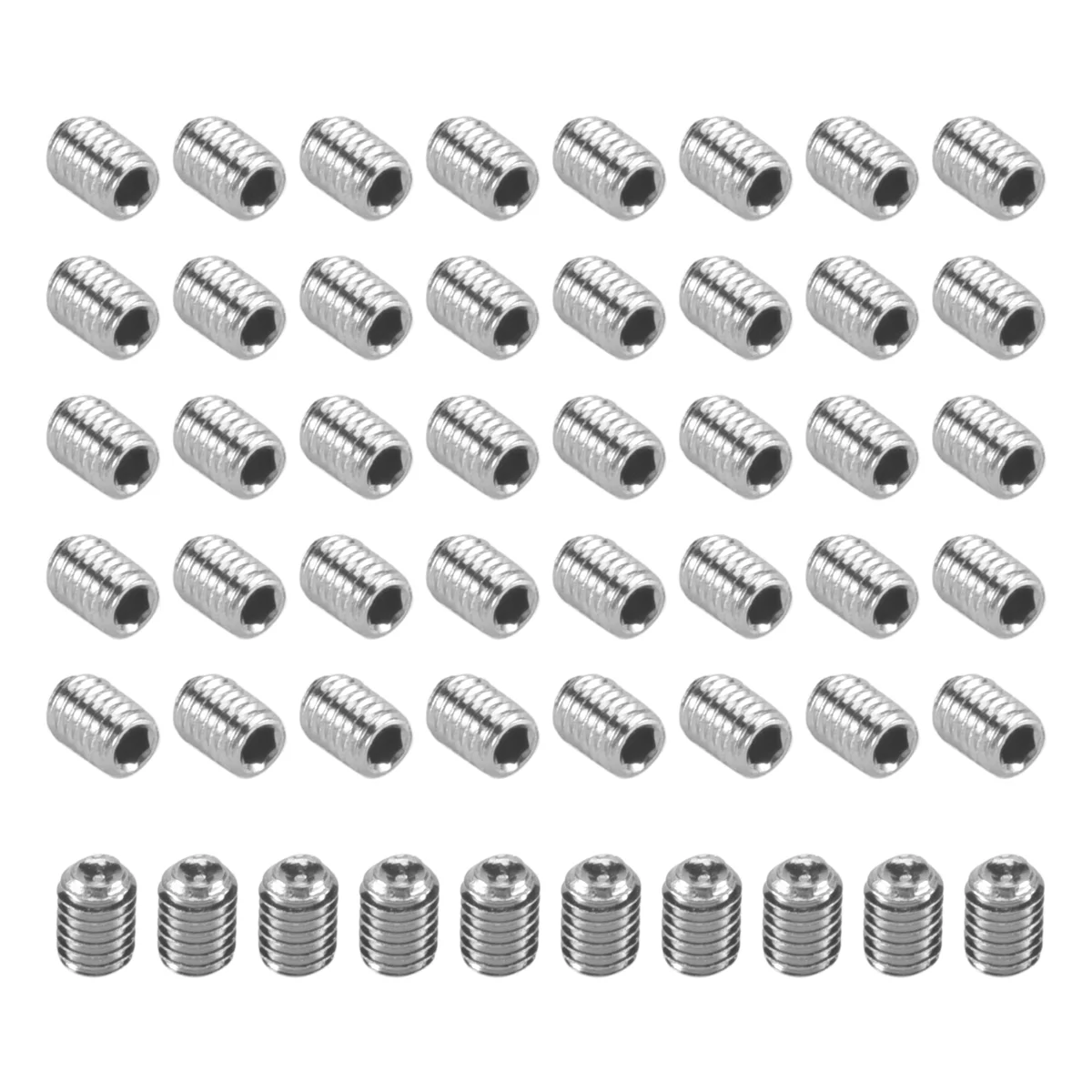 M3x4mm Stainless Steel Hex Socket Set Cap Point Grub Screws