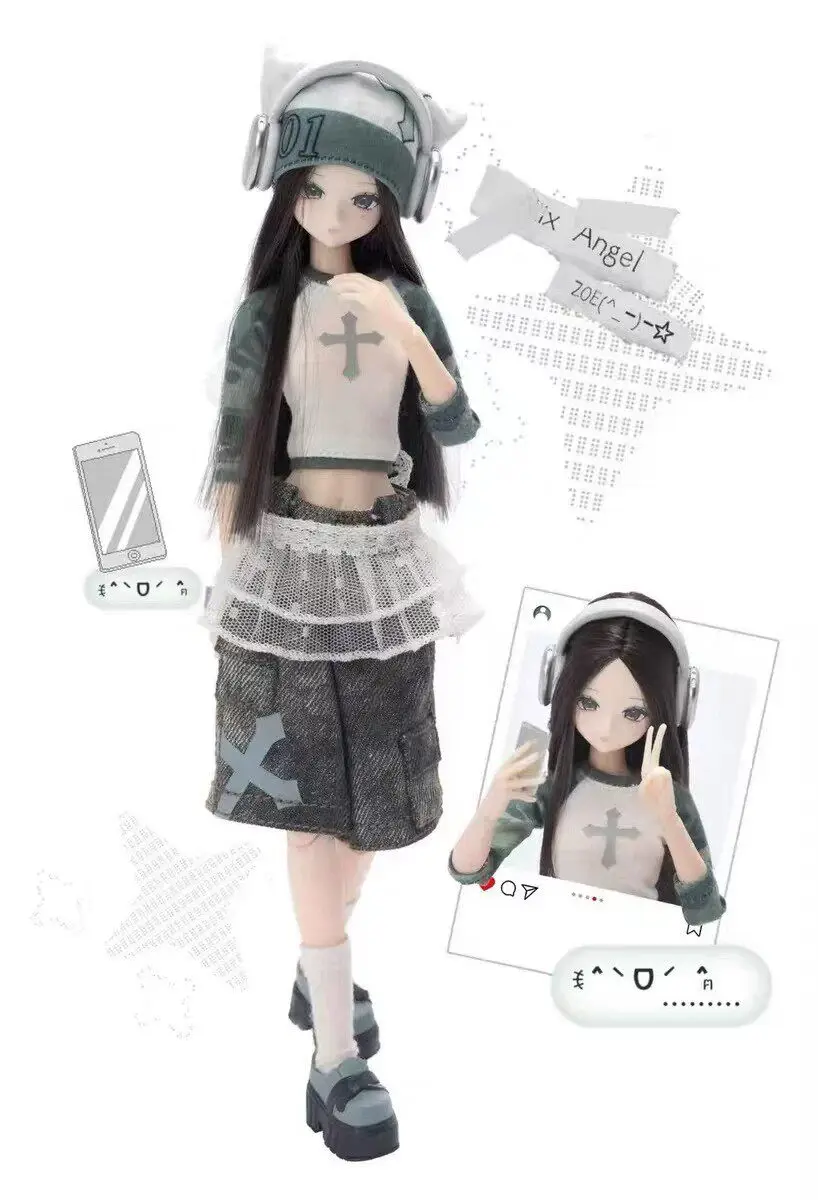 Op voorraad Mix Angel Series Special 1/6 MJD Blind Box Haar Geïmplanteerd Gearticuleerde Knijp Pup BJD Figuur Bureau Collectie Cadeau