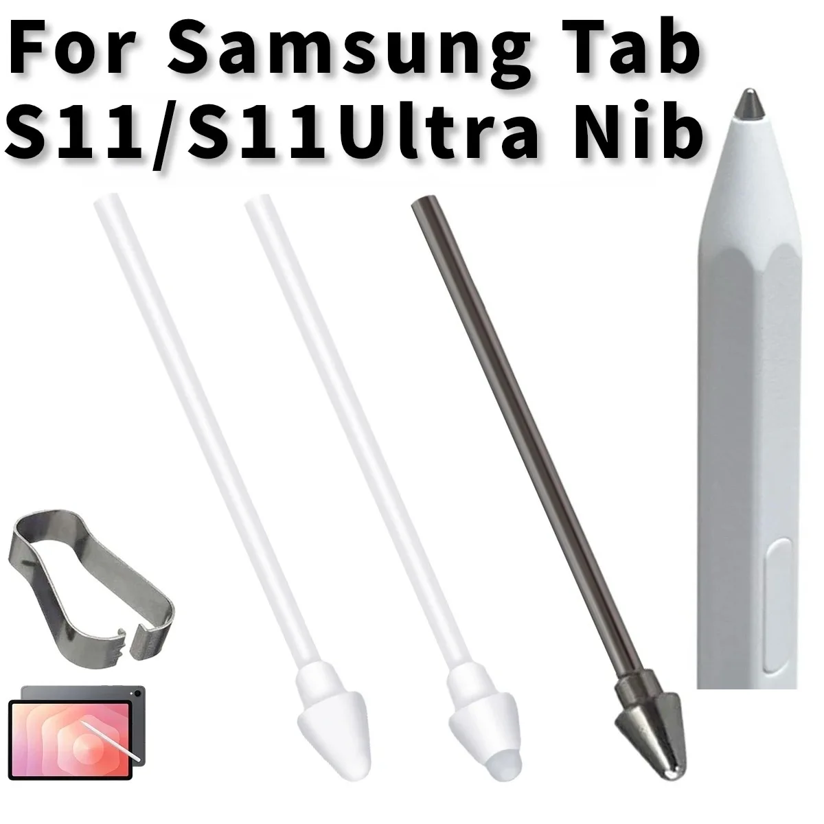 For Samsung Galaxy Tab S11 2025 Sm-X736B Sm-X730 / S11 Ultra Sm-X930 X936B S11 Ultra Replace Pen Tip Stylus Tips S Pen Nibs