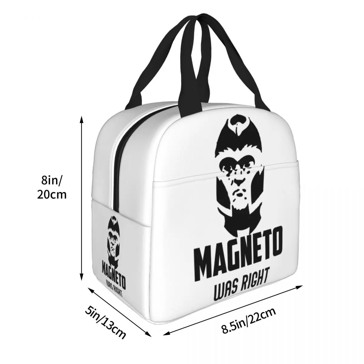 Magneto Was Right Lunch Bags Insulated Bento Box Portable Lunch Tote Resuable Picnic Bags Cooler Thermal Bag for Woman Travel