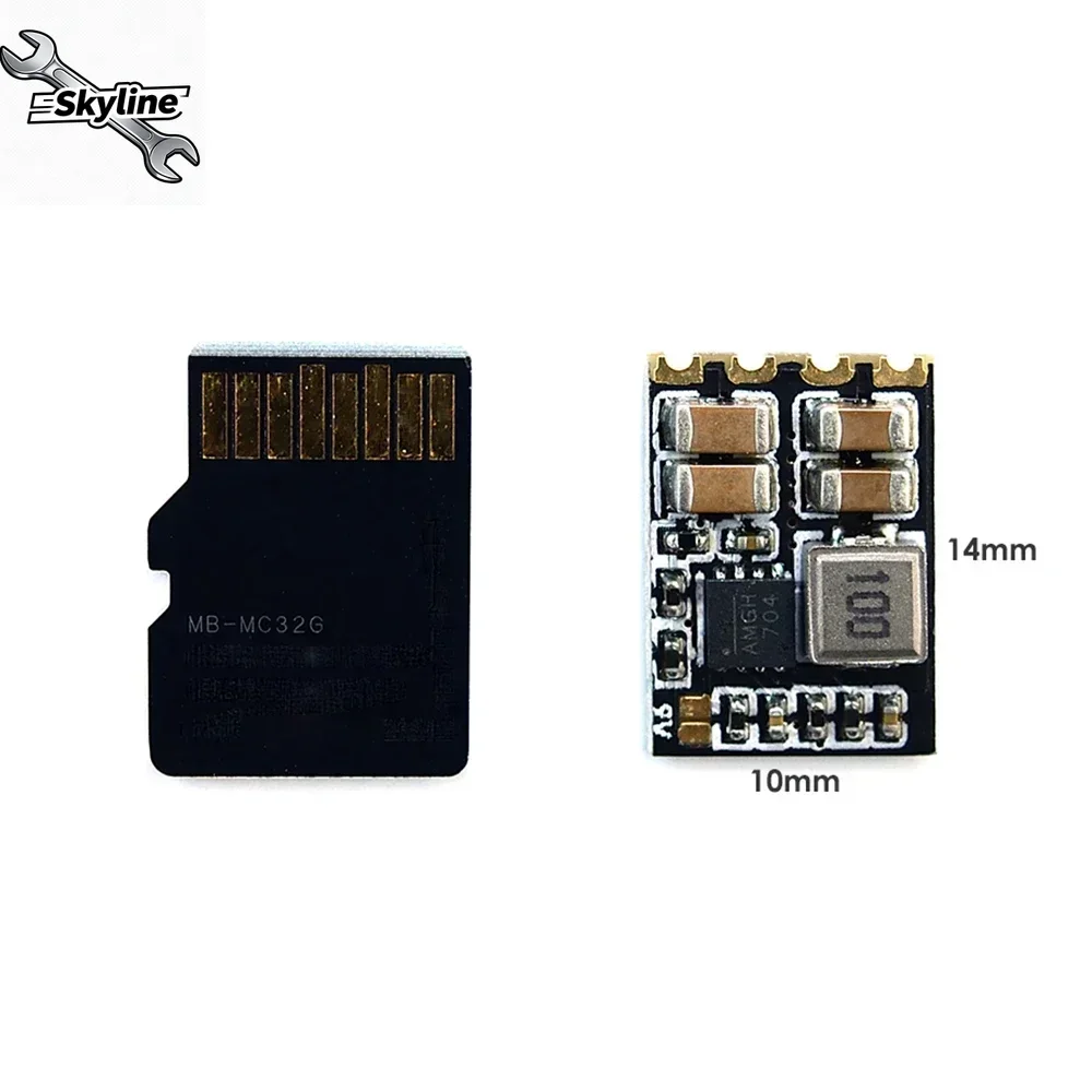 6-30V to 5V/9V Adjustable BEC, Mini 10x14mm Step-Down for RC Models & FPV