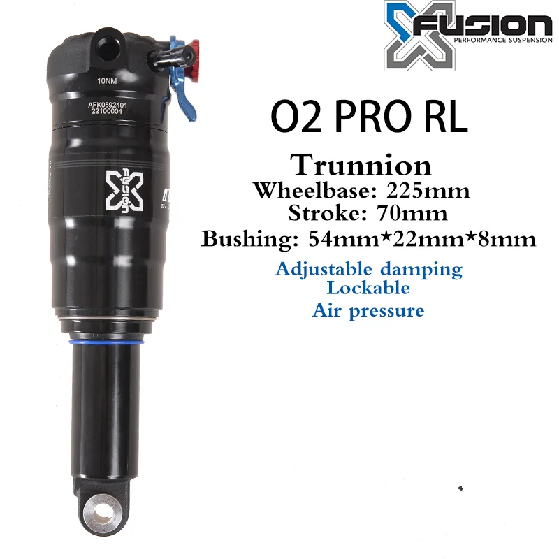 X-Fusion AIR SPRUNG SHOCK MTB BIKE REAR SHOCK Compression