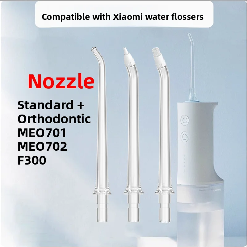 Nozzles For all Xiaomi Mijia Oral Irrigator F400,F300 MEO701 702 and Other Mijia Water Flosser Replacement Nozzles