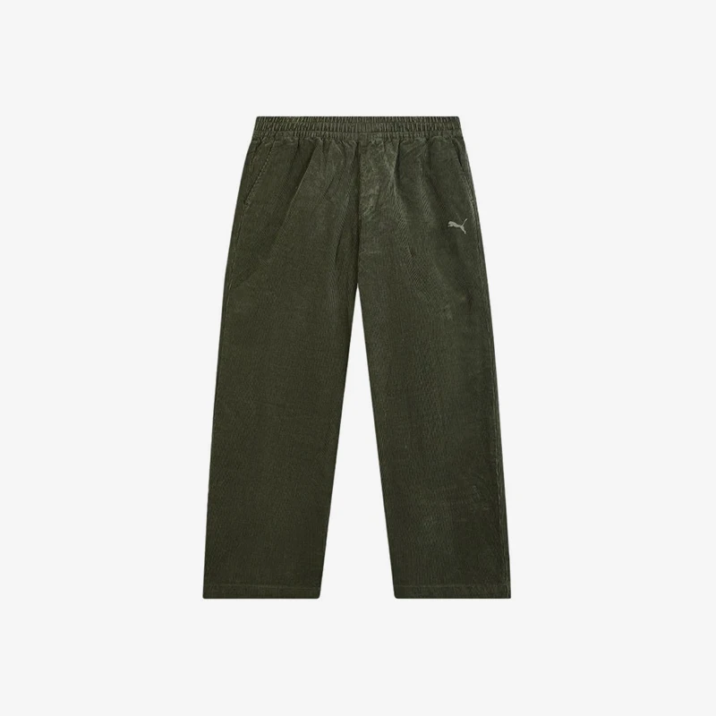 Puma genuine ESS loose retro light core velvet pants for men's casual and comfortable pants 636318-81