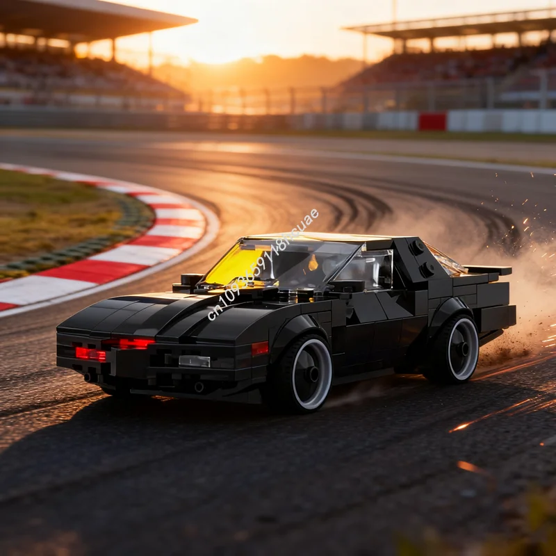 

366pcs MOC Pontiac Firebird Trans Am KITT City Model Building Blocks Assemble Creative Idea Kids Christmas Gift Toys Birthday