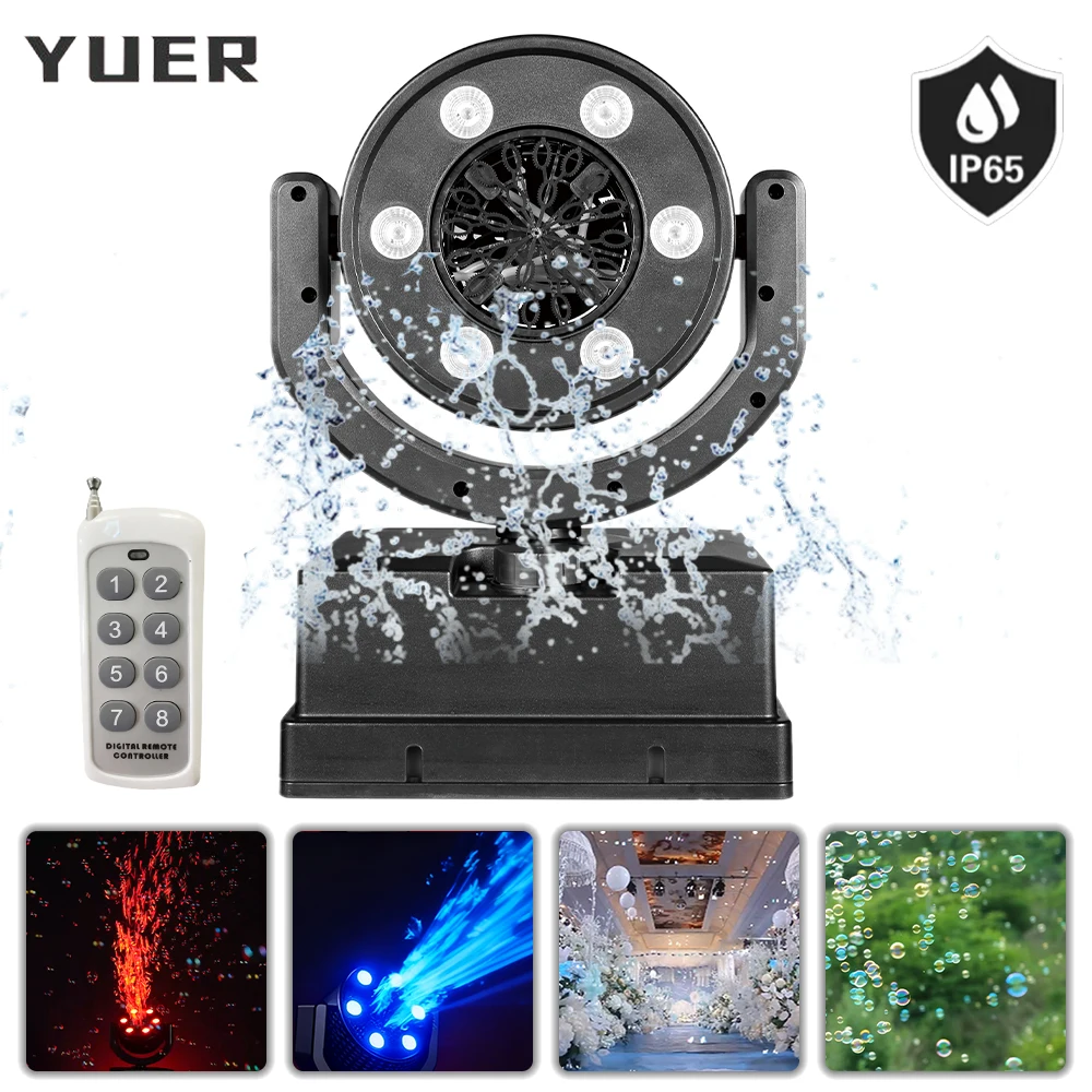 

Новая водонепроницаемая светодиодная RGBY-машина для создания пузырей с батарейным питанием, DMX512, пульт дистанционного управления, для DJ, дискотек, баров, клубов, вечеринок, свадеб