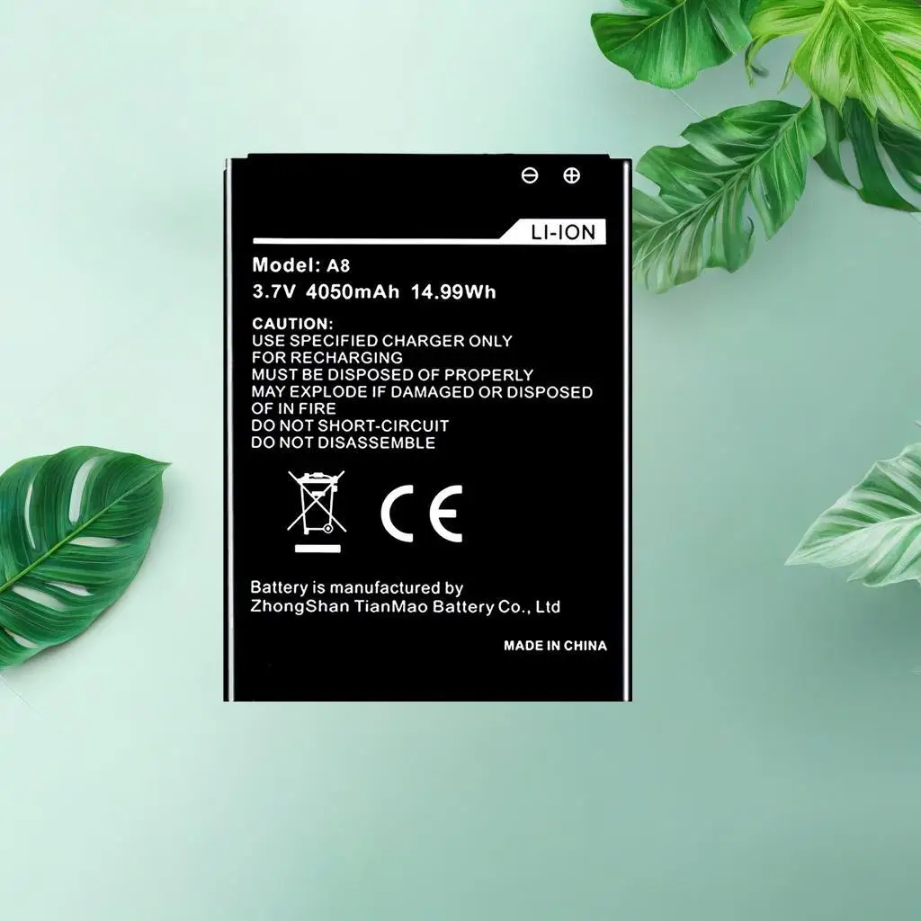 

Battery 4050Mah A8 For Agm A1Q Mobile Phone Rechargeable Stable