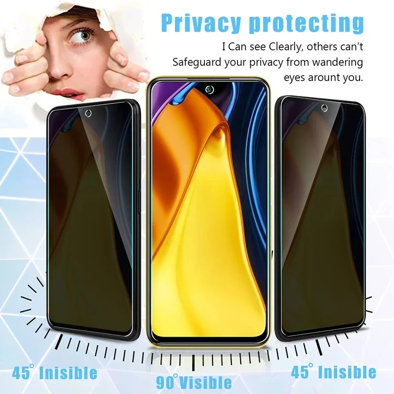 Anti Spy For Sony Xperia 1 II Xperia 10 III Lite 1V 10 V 10V Screen Protector Film Privacy Xperia 1 V 10 IV 5 III Tempered Glass