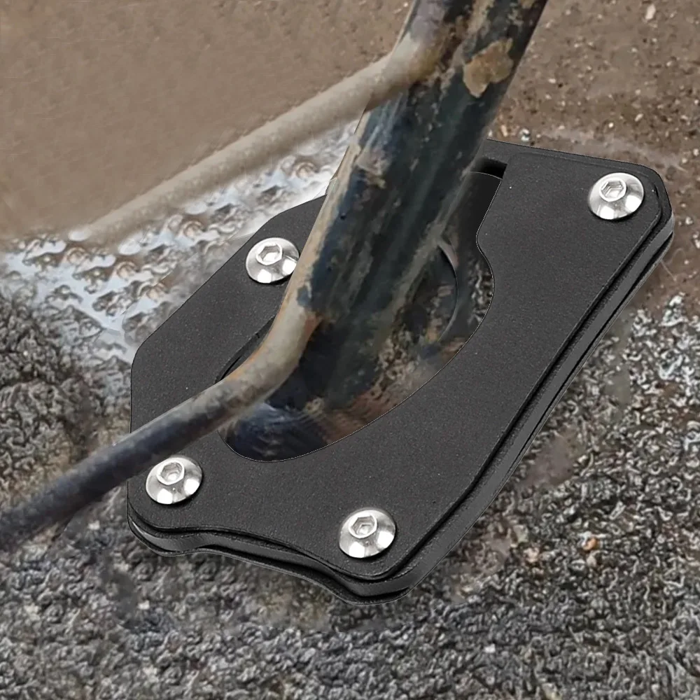 F650 F 650 GS 650GS CNC Kickstand Foot Side Stand Extension Pad Support Plate Enlarge Stand FOR BMW F650GS Dakar ABS 1999-2007