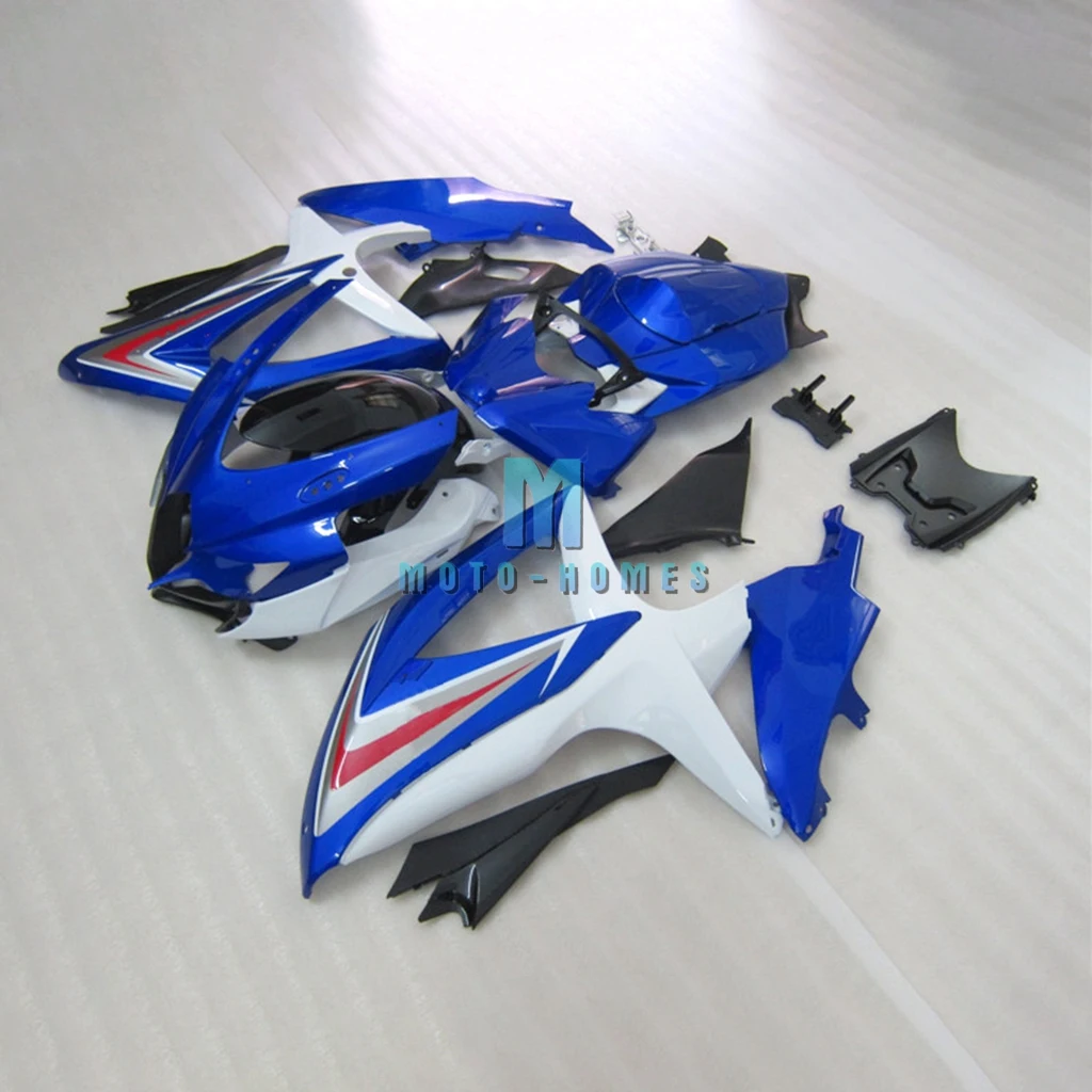 Injection Fairing Kits for SUZUKI K8 GSXR600 GSXR750 2008 2009 2010 GSX-R600 R750 08-10 100% Injection Mold Wrecked Rebuild Bike