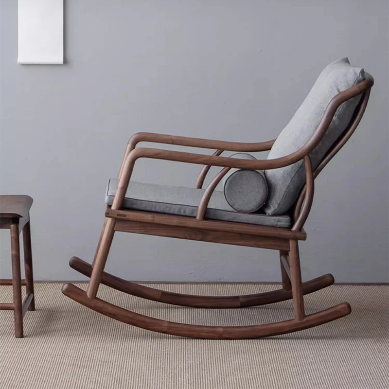 Kursi Ruang Tamu Kayu Nyaman Lounge Goyang Gaming Kursi Mewah Seluler Desainer Membaca Furnitur Balkon Poltrona