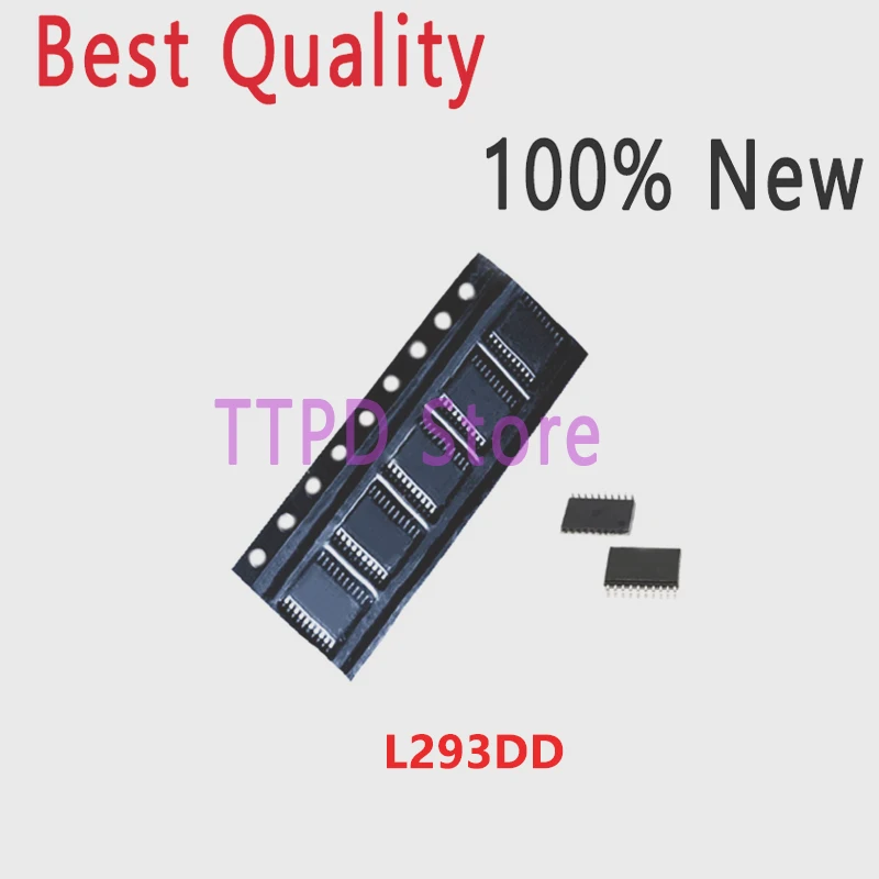 (10pcs) 100% New L293DD L293D L293 SOP-20 SMD Bridge Driver Internal Switch In Stock Original IC High Quality