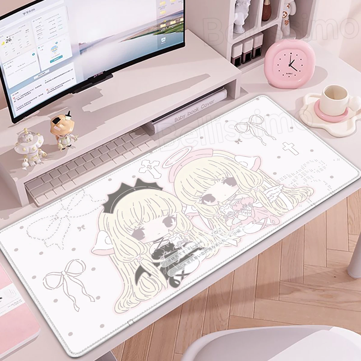 

Super Kawaii Cute Anime Girl Desk Mat Mousepad C-Chobits Chii Cartoon Laptop Mouse Pad Office Gamer Pc Mouse Mat Computer Pads