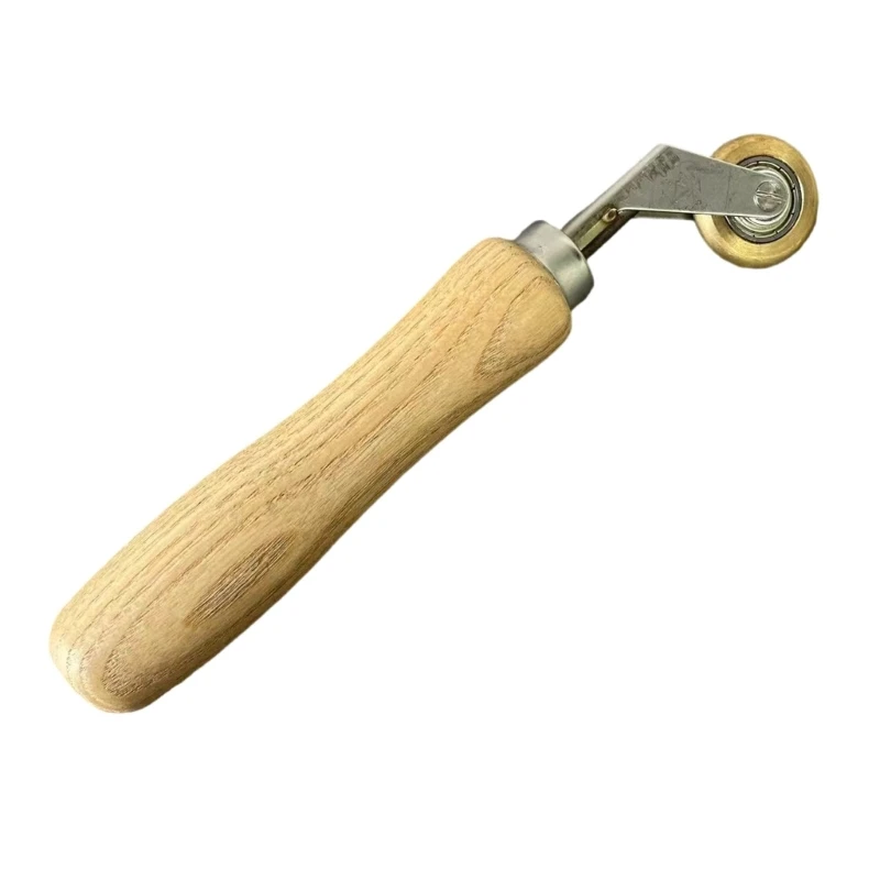 Ergonomic Handle Rolling Wheel Wall Paper Construction Tool Seam Roller for Sewing Smoothing Easy to Use