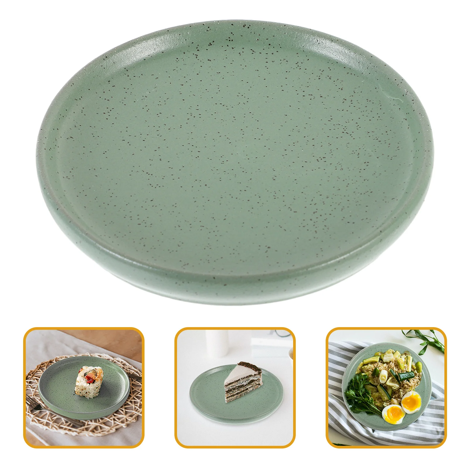 

Retro Ceramic Bone Dish Sushi Plate Ceramic Appetizer Tray Smooth Surface Easy Wash Clean Sashimi Storage Dishes Kitchen