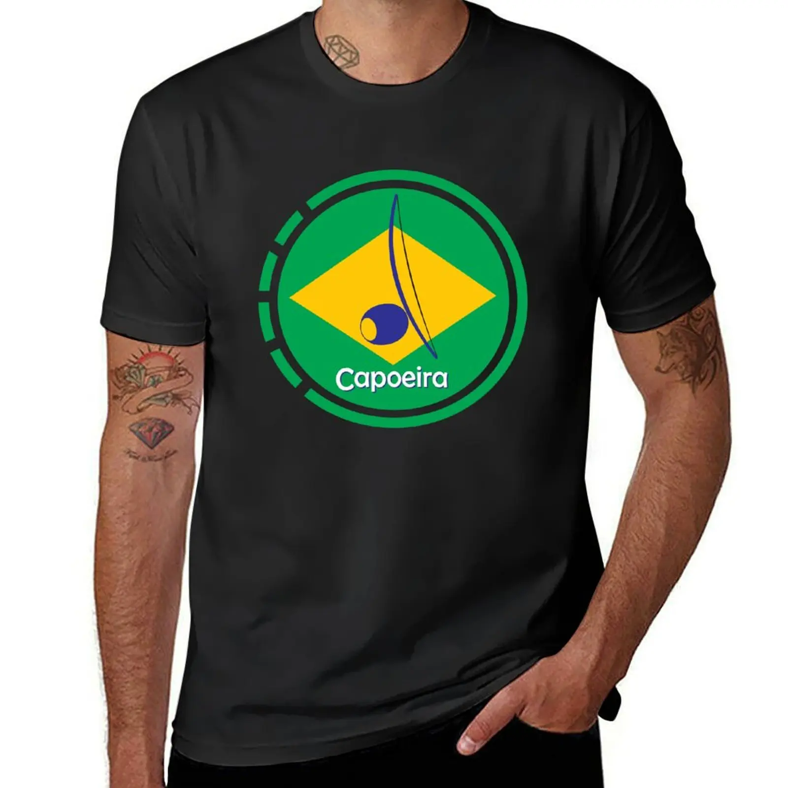 Capoeira T-Shirt vintage boys whites summer tops mens graphic t-shirts pack