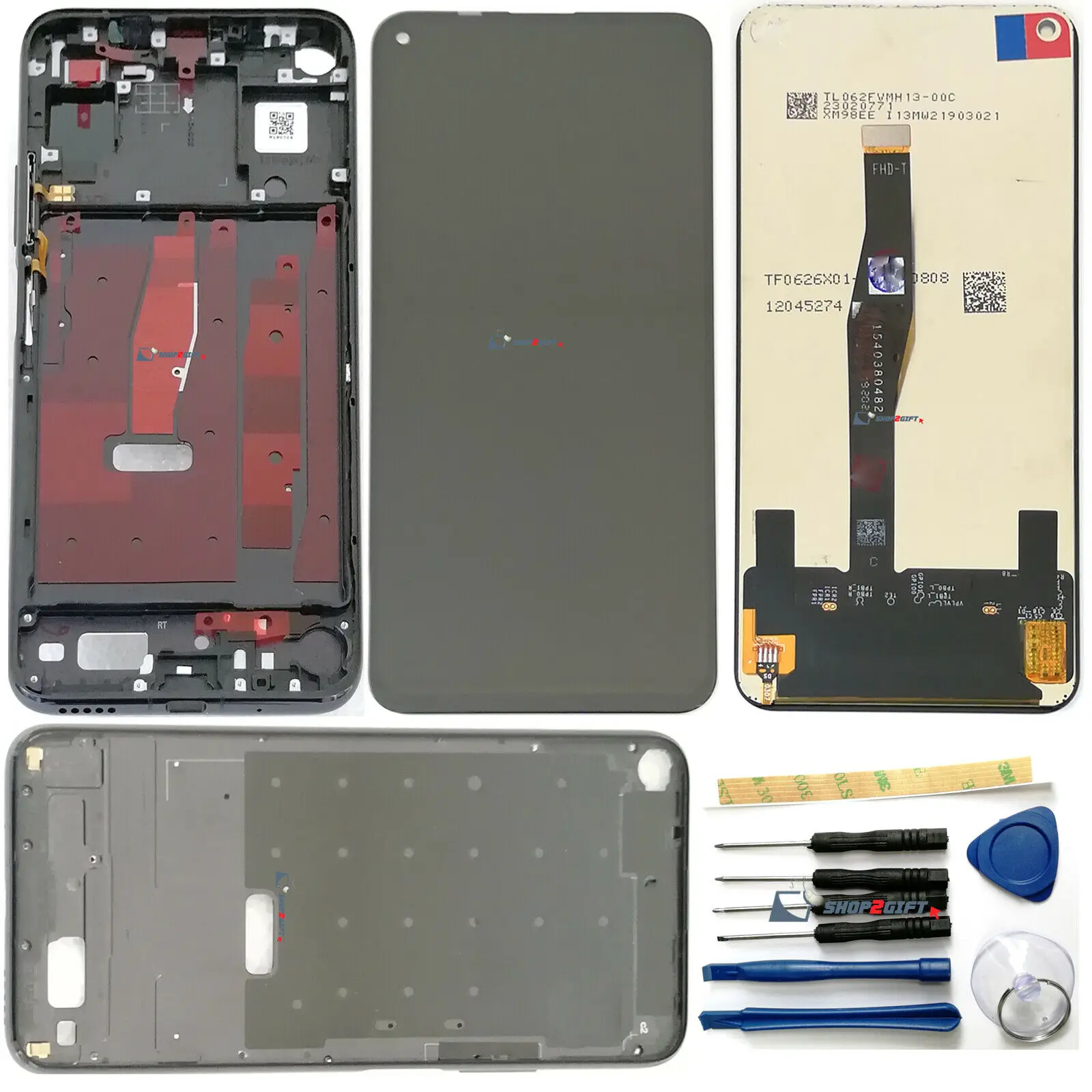 OEM For Huawei nova 5T YAL-L21 YAL-L61 YAL-L71 YAL-L61D LCD Display Touch Screen