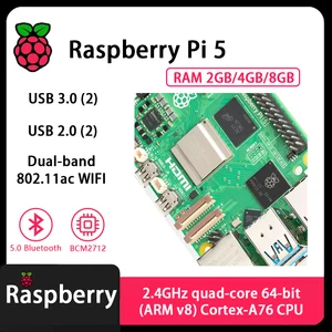 公式オリジナルRaspberry Pi 5 Cortex-A76 Linux 2GB 4GB 8GB ARMボードPythonプログラムPCIEギガビットイーサネットUSB3.0 8ベストセールスオレンジPI 8GB RAM -3