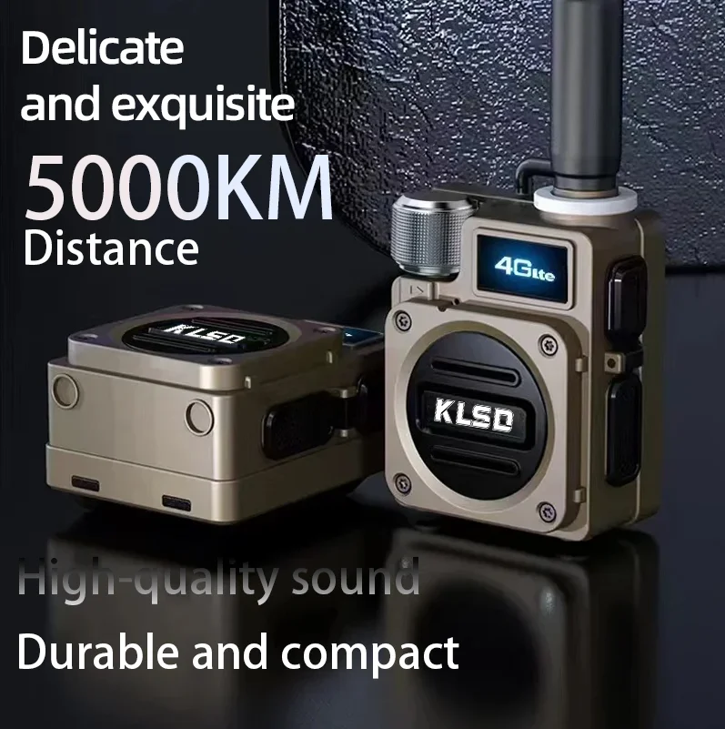 Outdoor Handheld Mini 4G POC Full Network Intercom 5000Km Call Range Wireless Walkie Talkie for Public 5000Km Call Range