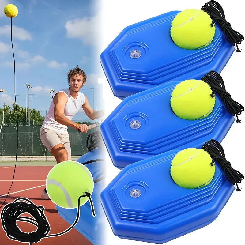 Tennis Belt Rebound Practice Tennis Trainer Portable Self Training Tool Friendly To Beginners Accessories String Badminton