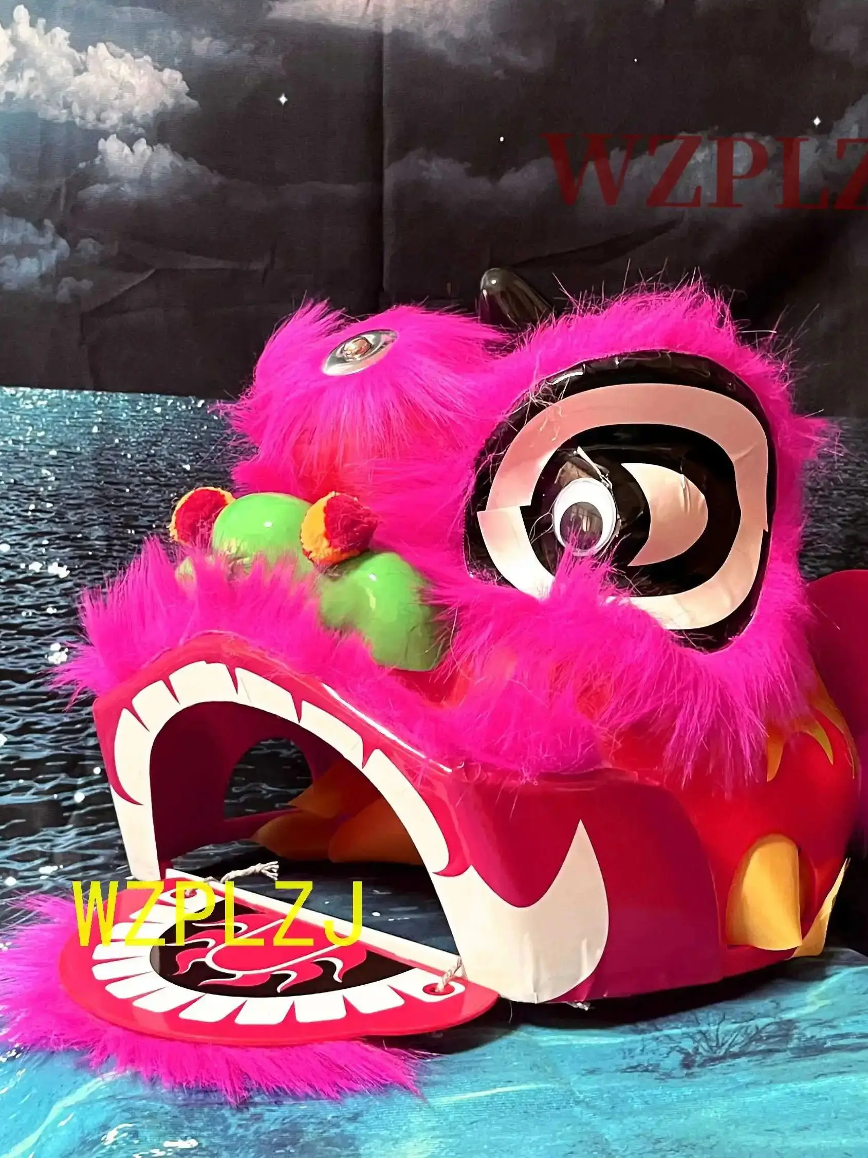 Halloween Cloak 12 inch Lion Dance costume   Festival Gifts Toys Square Gift Props Outdoor  Party Carnival  Stage